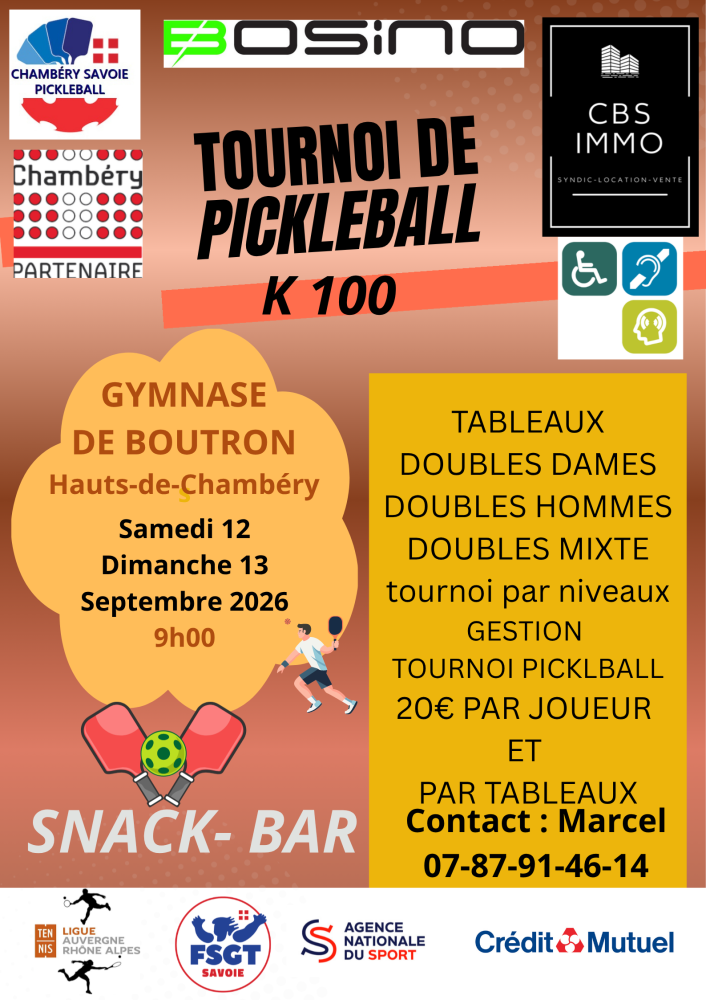 Tournoi K100 Chambéry